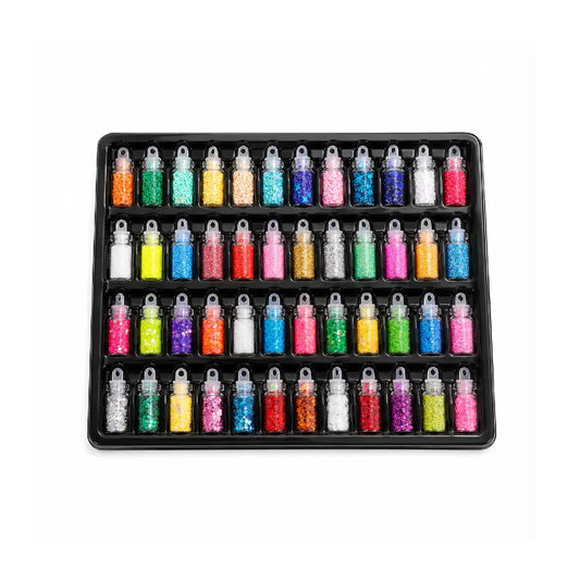 Mini Glitter Bottles Set โ 48 Colours