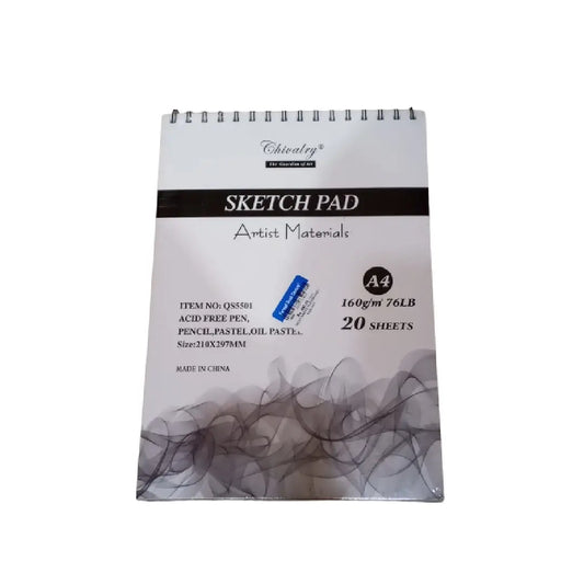 Sketch Pad A4 — Spiral (20 Sheets)