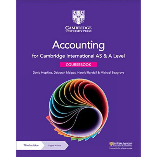 Cambridge Accounting International AS & A Level CourseBook 3rd Edition
