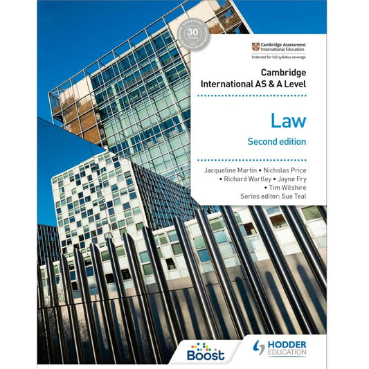 Cambridge International AS and A Level Law Second Edition: Hodder Education Group 2nd Edition