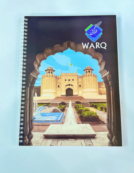 WARQ SPIRAL NOTEBOOK A4 SIZE IMPORTED PAPER (SHAHI QILA)