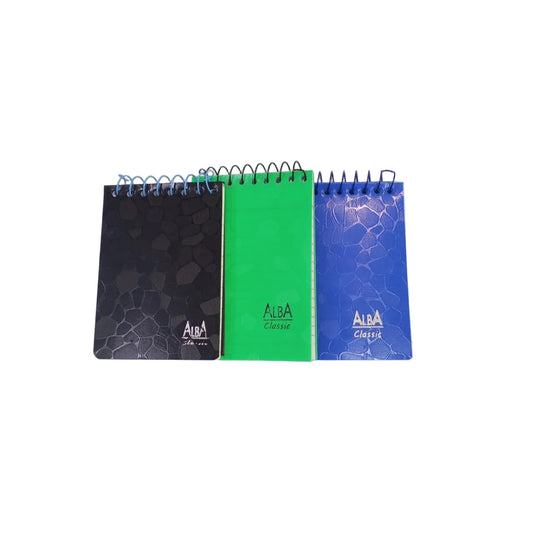 Alba Classic Mini Spiral Pocket Notepad