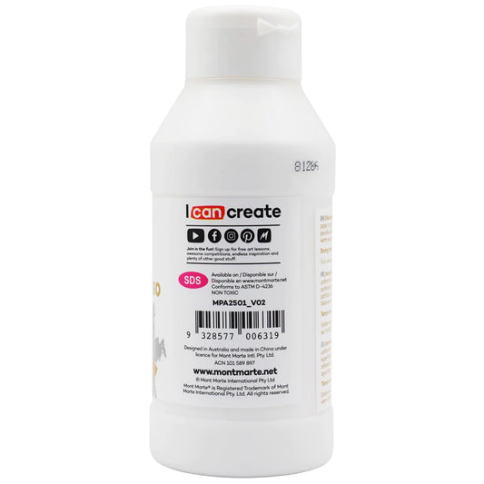 MONT MARTE White Texture Gesso Premium 250ml