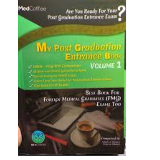 My Post Graduation Entrance Book (Volume 1 & Volume 2)