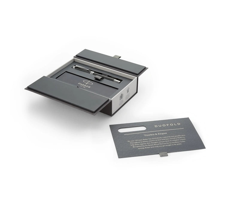 Parker Duofold - Prestige Black Chevron CT- CENT