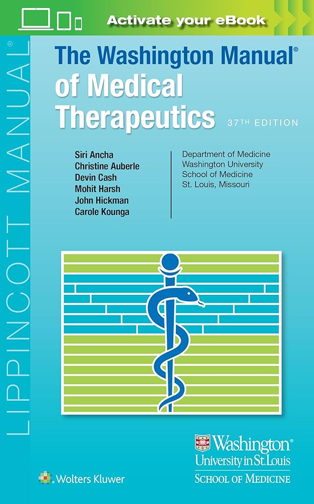 The Washington Manual of Medical Therapeutics 37th edition
