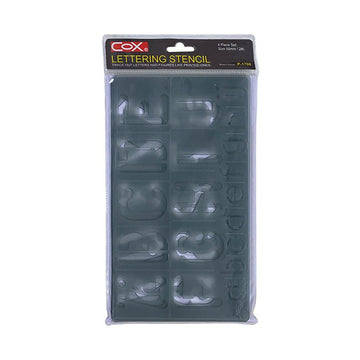 COX Lettering Stencil 4 piece Set