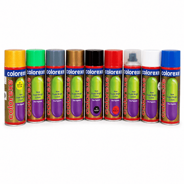 Colorexe Spray Paint — Super Bright Colors