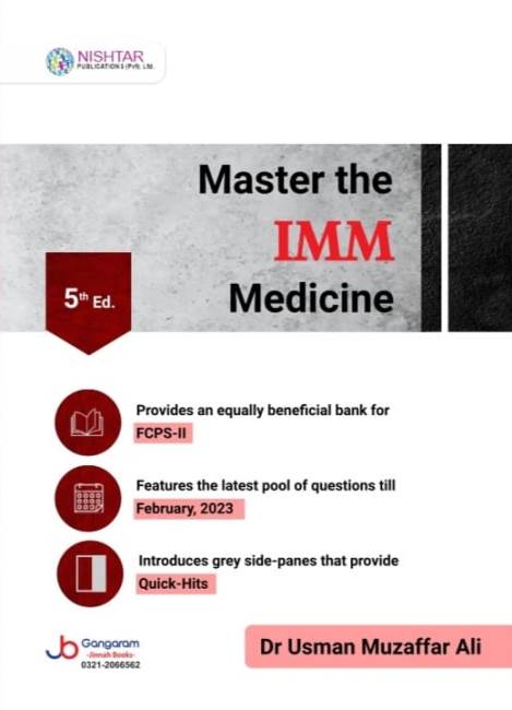 MASTER THE IMM MEDICINE 5TH EDITION BY DR USMAN MUZAFFAR ALI FOR FCPS PART 2