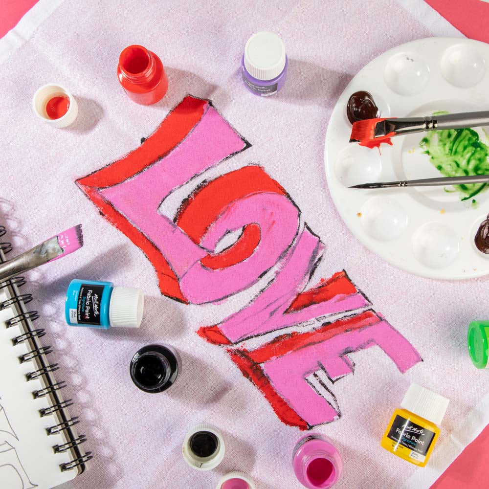 MONT MARTE Fabric Paint Signature 12pc x 20ml