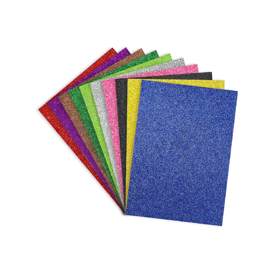 A4 Glitter Sheets Multi Colours