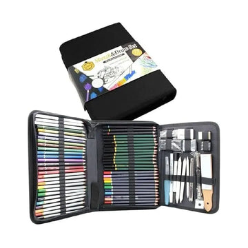 Keep smiling Sketching Kit & Draw Set 75 Pcs