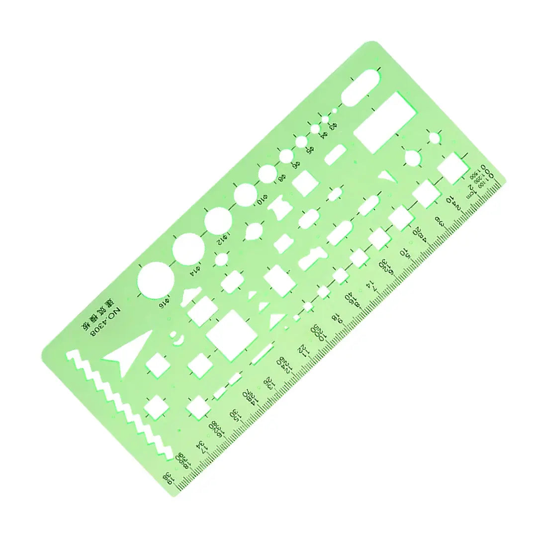 Jinsihou 4324 Drawing Template Ruler