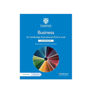 Cambridge International AS & A Level BUSINESS Coursebook 4TH Edition BY PETER STIMPSON Available In Pakistan.