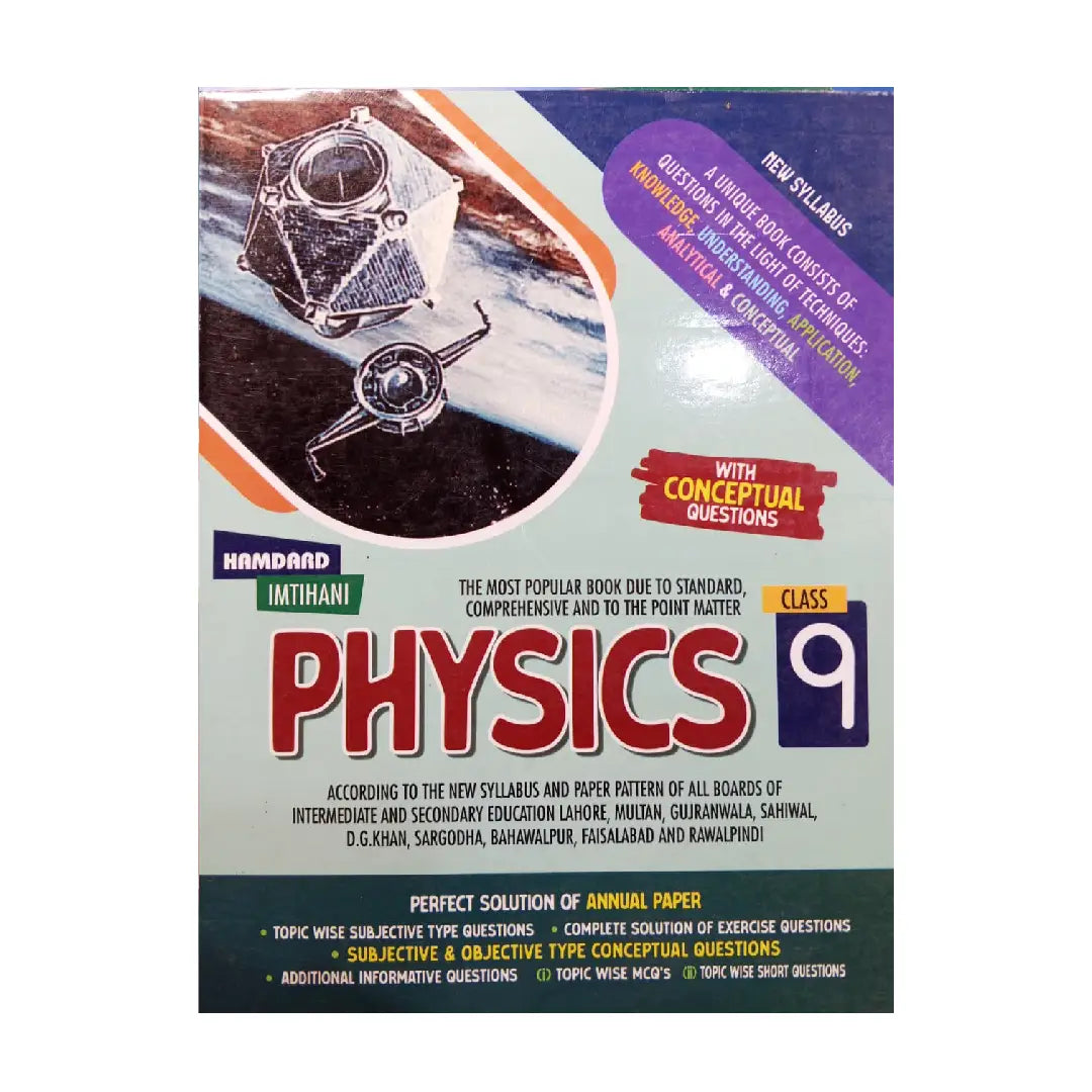 HAMDARD IMTIHANI — Physics With Conceptual Questions (Class 9)