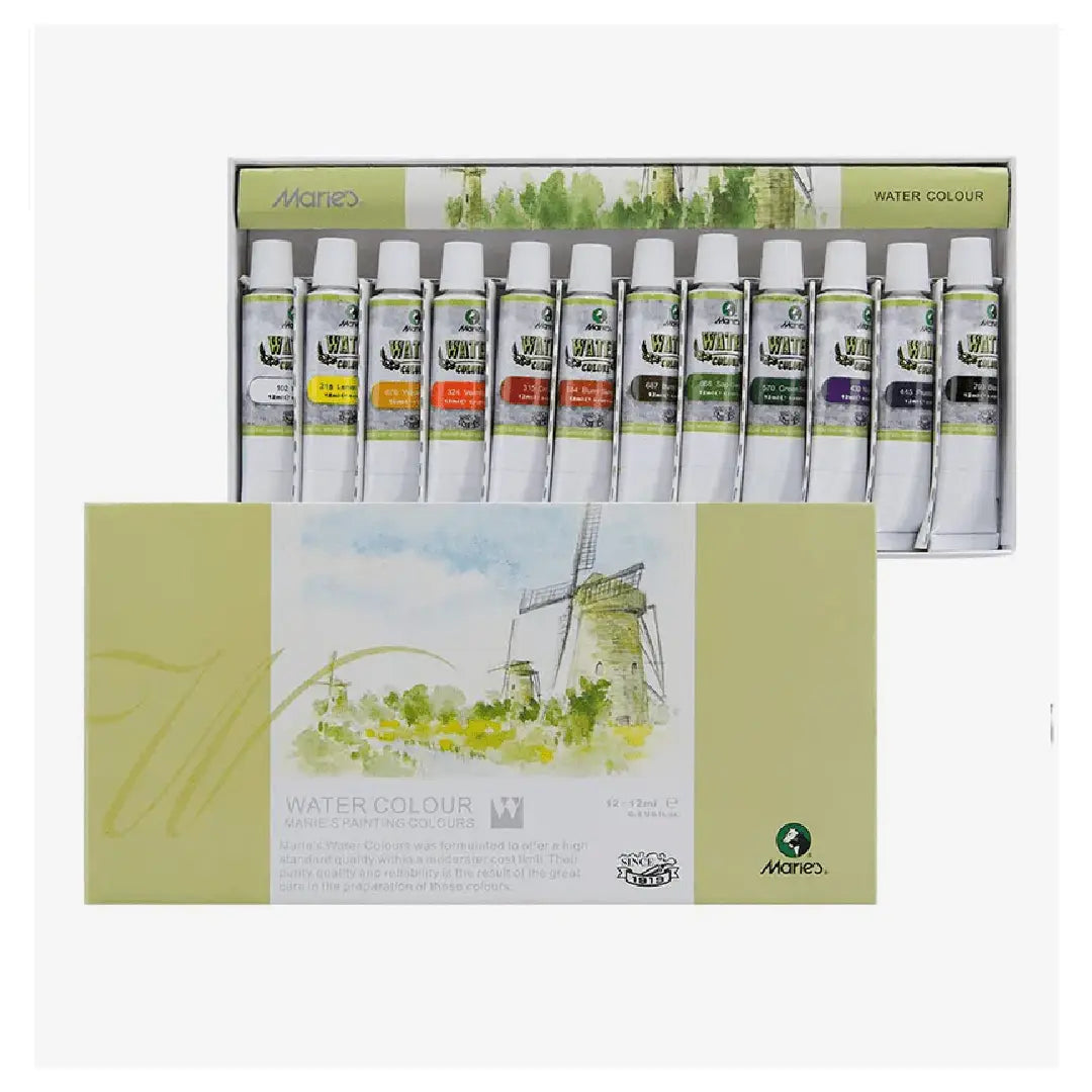 Marie's Water Painting Colours Set of 12