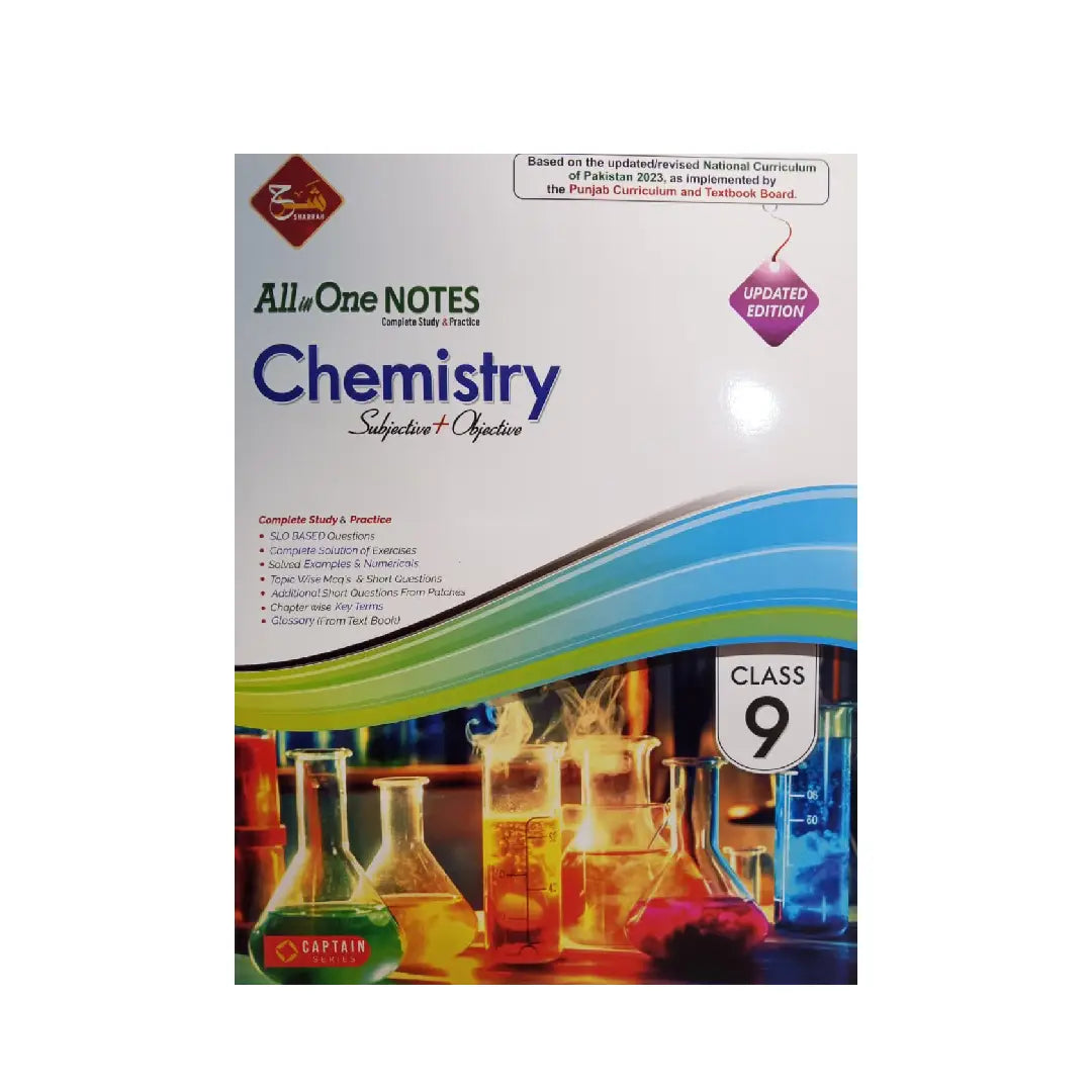 CAPTAIN SERIES (SHARRAH) — All in One Notes Chemistry Updated Edition (Class 9)