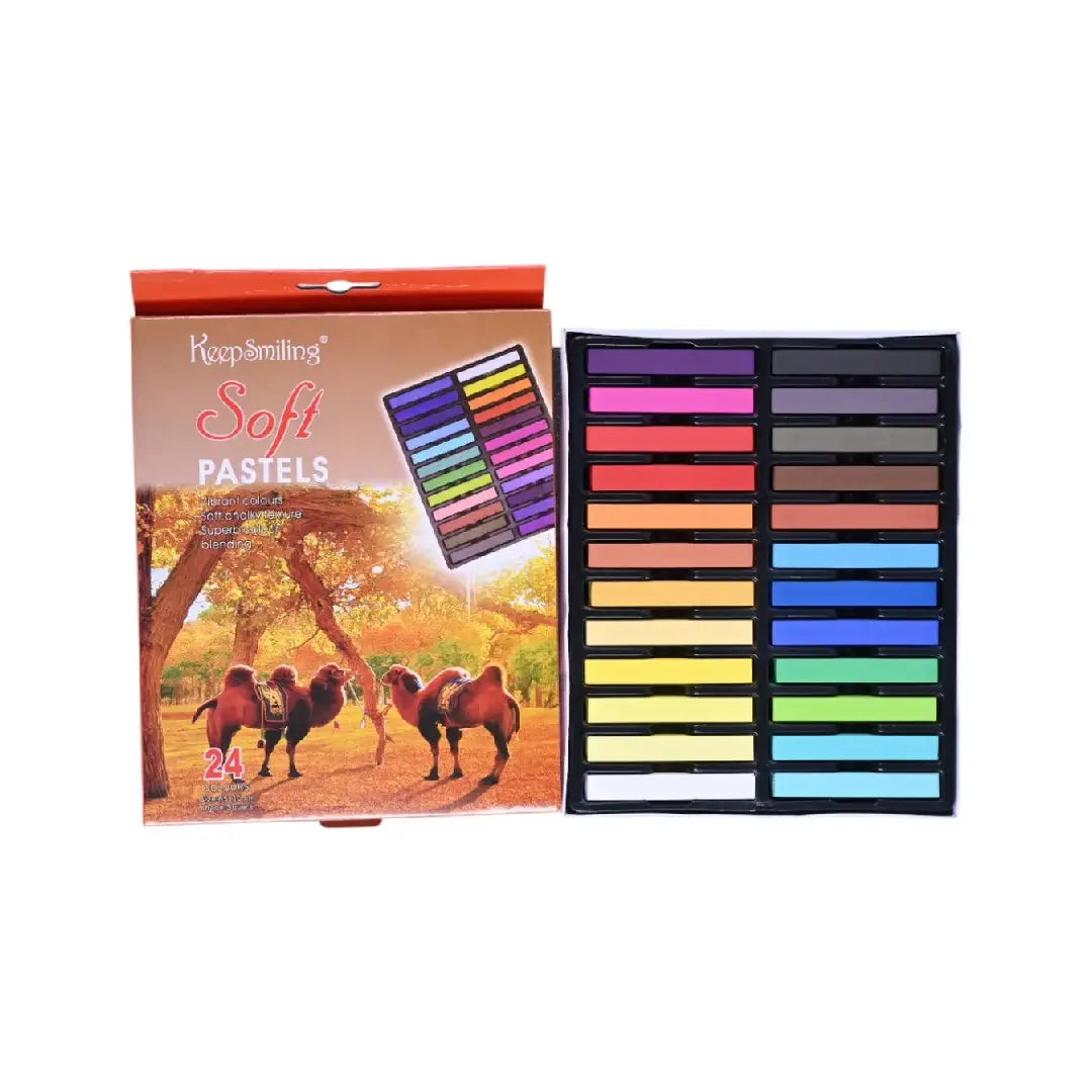 Keep Smiling Soft Pastels Set of 24