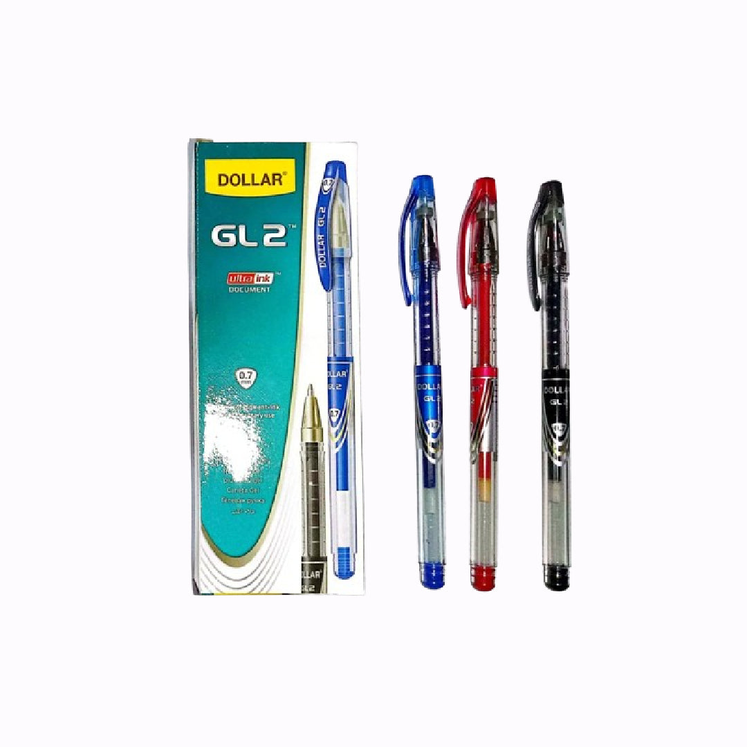 Dollar — GL2 Ultra Ink Gel Pen 0.7mm (Pack of 5/10)