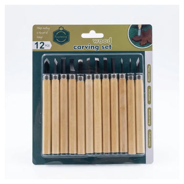 Keep Smiling Wood Carving Tool Set of 12