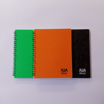 Alba Classic Spiral Notebook (160 Pages)