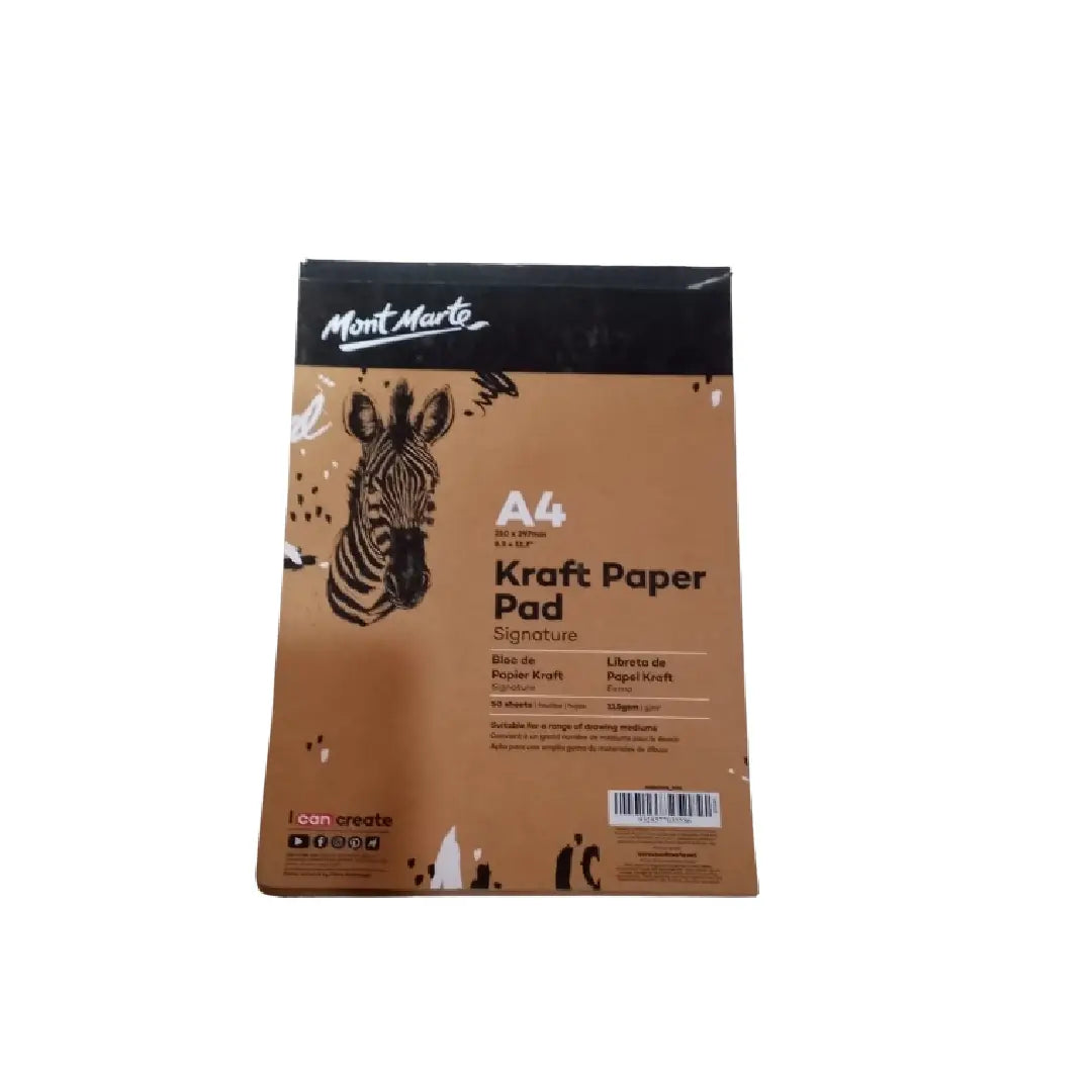 Mont Marte A4 Kraft Paper Pad Signature
