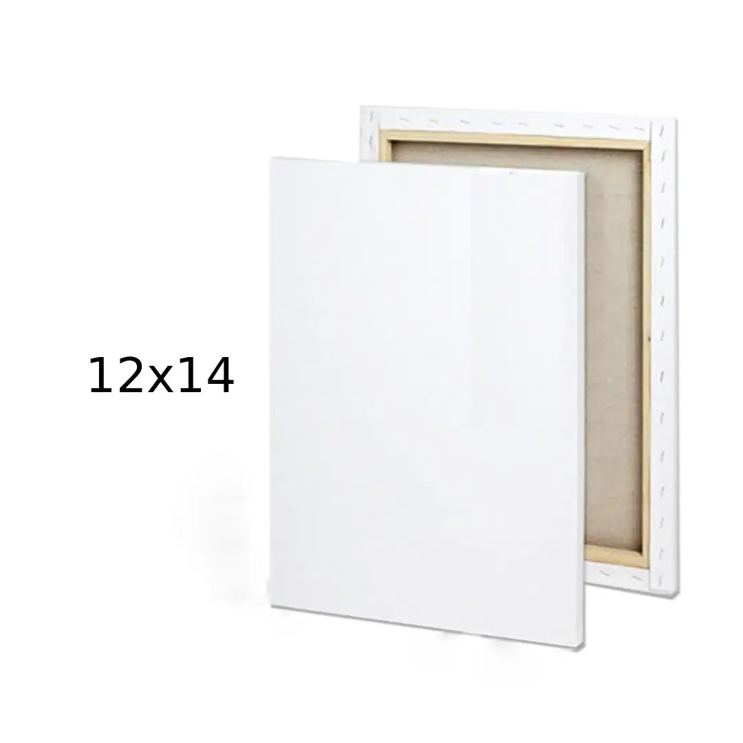 Premium White Rectangle Canvas — 12×14 inches
