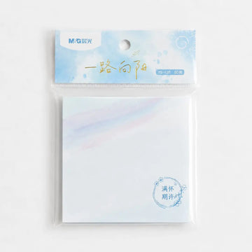 M&amp;G Aesthetic Sky Sticky Notes Pad — 80 Sheets