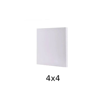 Premium White Square Canvas — 4×4 inches