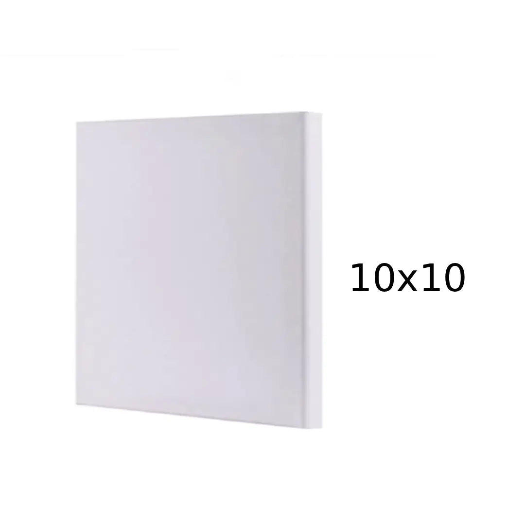 Premium White Square Canvas — 10×10 inches