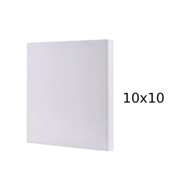 Premium White Square Canvas — 10×10 inches
