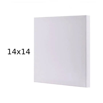 Premium White Square Canvas — 14×14 inches