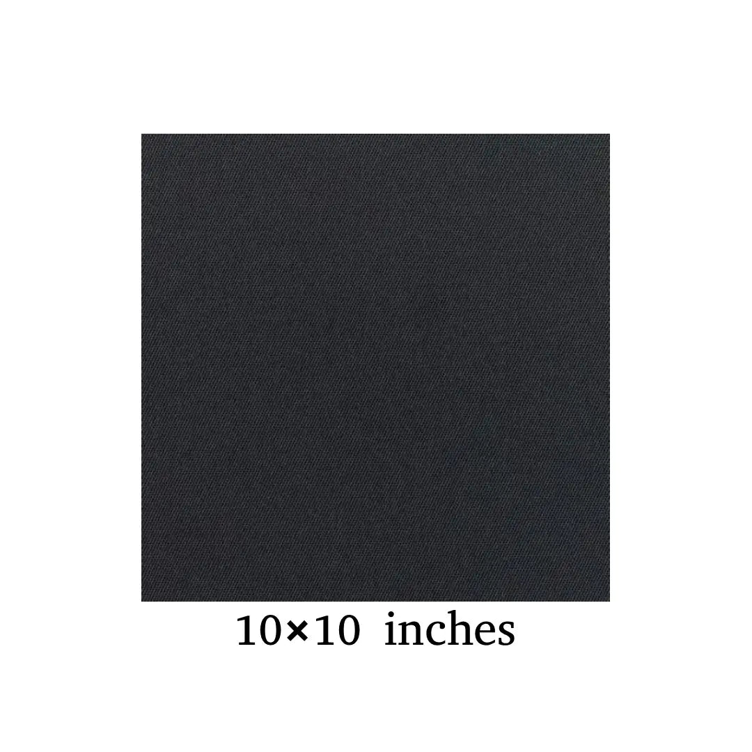 Premium Black Square Canvas — 10×10 inches
