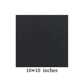 Premium Black Square Canvas — 10×10 inches