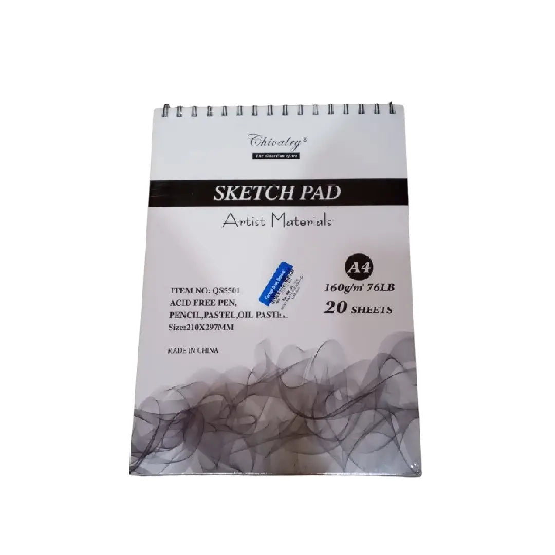 Sketch Pad A4 — Spiral (20 Sheets)