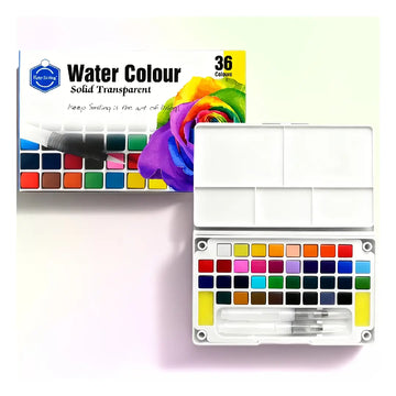 Keep Smiling Water Colour Solid Transparent Set of 36