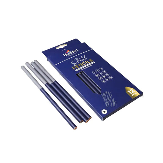 Bluebird Sketch Pencils — Professional Artist Grade Set (12 Pcs)