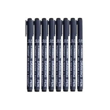 Snowman Pigment Ink Drawing Pen