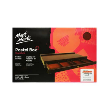 Mont Marte Pastel Box Signature — Single Wooden Storage Box