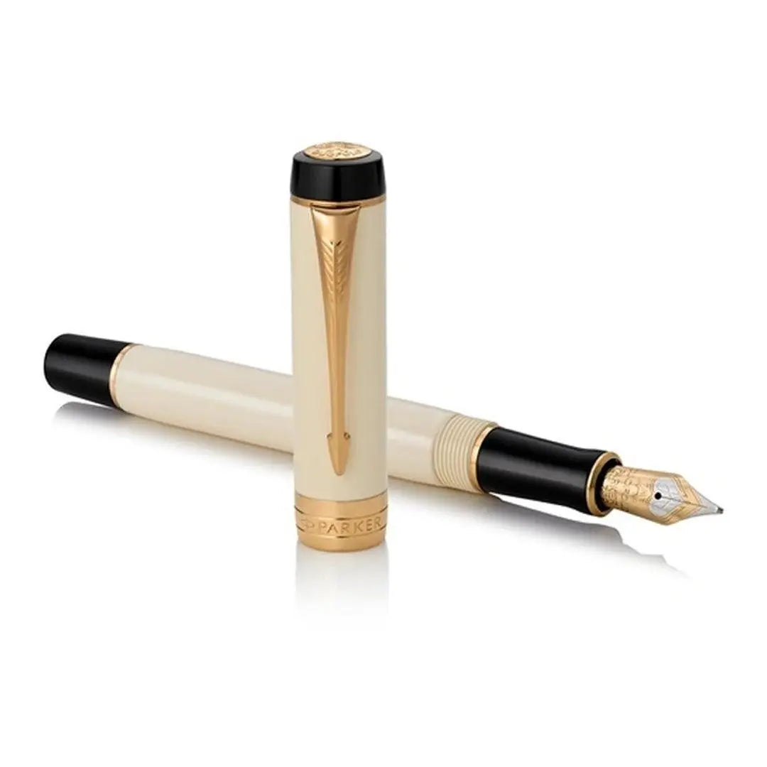 Parker Duofold - Classic Core Ivory + Black GT - INT