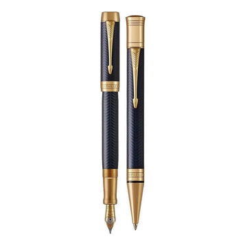 Parker Duofold - Prestige Blue Chevron GT Cent