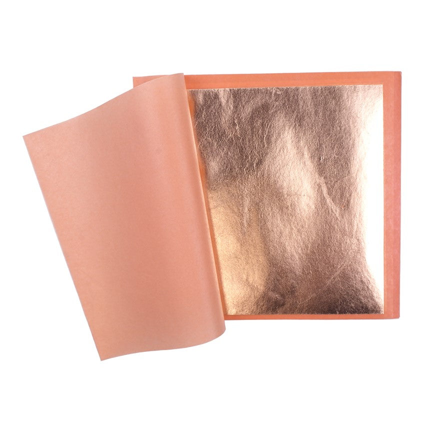 Keep Smiling COPPER Leaves 25pcs Pack 14×14 cm