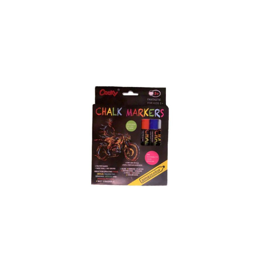 COOKY CHALK MARKERS PACK OF 8 MARKERS