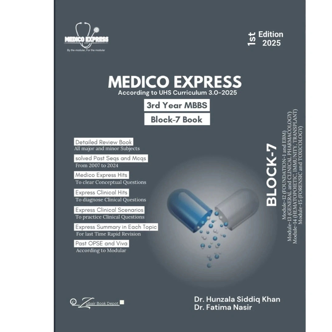 Medico Express Block-7 Book – 3rd Year MBBS