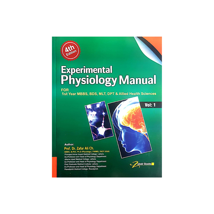 EXPERIMENTAL PHYSIOLOGY MANUAL VOL 1, 4E