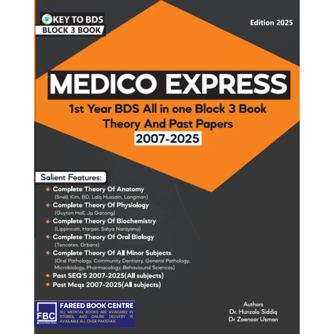 Key To BDS 1st Year Block 3 Medico Express