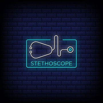 STETHOSCOPE - NEON SIGN FOR MEDICAL