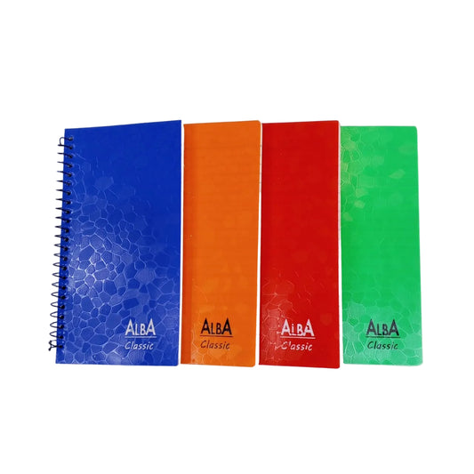 Alba Classic Spiral Notebook (160 Pages)