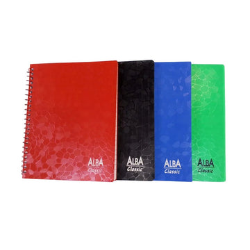 Alba Classic Spiral Notebook (120 Pages)