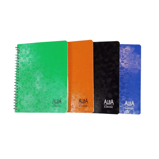 Alba Classic Spiral Notebook (400 Pages)